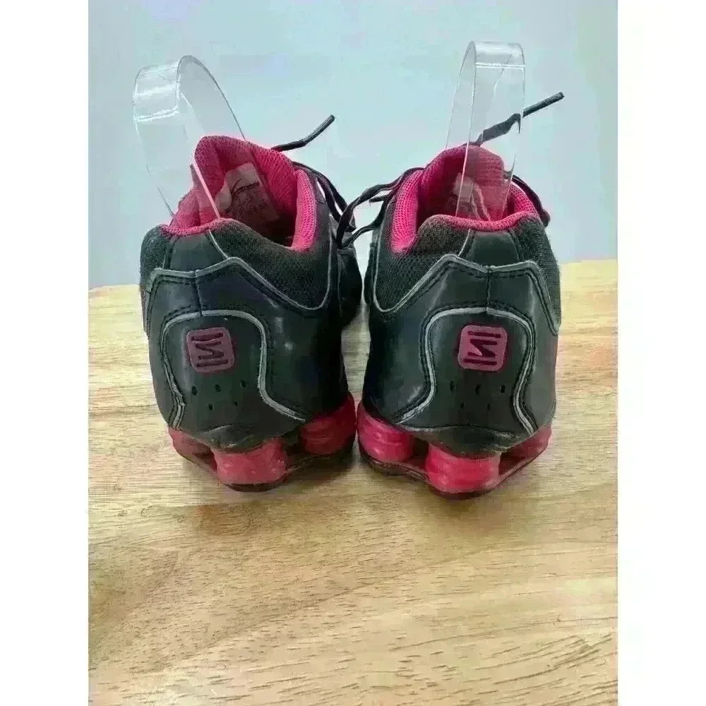 Nike Women's Shox Navina Sneakers 356918-065 - Black/Pink‎ Sz 9.5 Athletic Shoes